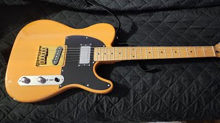 New Harley Benton Keith Richards Micawber 54 Telecaster  Unboxing [upl. by Bunns]