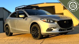 How To Install 15 Inch HRG Offroad Lift Kit For Mazda 3 [upl. by Doty]