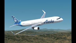 XPlane 1150 Vulkan  Tollis A321 KSEA Departure [upl. by Veta]