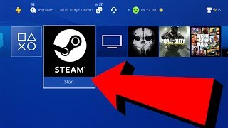 WHAT HAPPENS WHEN YOU DOWNLOAD STEAM ON PS4 [upl. by Narine238]