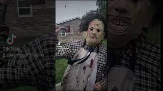 leatherface 1974 cosplay new music and background [upl. by Nylorahs]