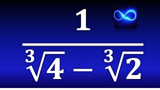 23 Racionalización del denominador de una fracción con resta de raíces cúbicas [upl. by Sadnak]