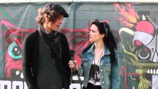 Ville Valo HIM interview  Download Festival 2013 [upl. by Ulund]