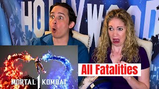 Mortal Kombat 1 All Fatalities Reaction [upl. by Arbas485]