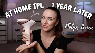 At Home IPL Hair Removal 1 Year Update Philips Lumea [upl. by Mello696]