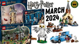 New Hogwarts Castle System March 2024 LEGO® Harry Potter Sets Revealed Boathouse Owlery amp More [upl. by Aicilav]