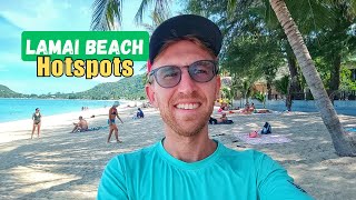 Top 5 FAVORITE Spots on Lamai Beach in Koh Samui Thailand [upl. by Fraze957]