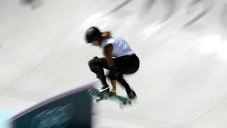 Dora Varella fica a três pontos do pódio no skate park  AFP [upl. by Ydnal966]