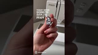 How to use the PFAFF Gathering Foot [upl. by Nosiddam]