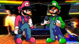 FNF Oh God No Negro José Mix but Mario vs Luigi sings it [upl. by Nmutua]