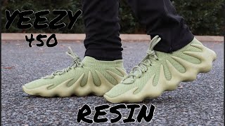 ADIDAS YEEZY 450 quotRESINquot REVIEW amp ON FEET [upl. by Higgins]