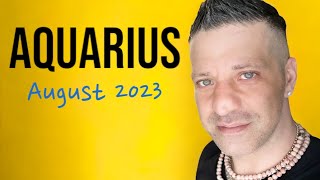 AQUARIUS  LIFE CHANGING NEWS Youre On The Right Path  Aquarius Horoscope Tarot August 2023 [upl. by Courcy]