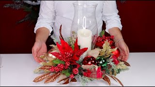 How To make A Christmas Centerpiece On A Budget  Olivias Romantic Home Collaboration [upl. by Eniamzaj450]