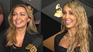 GRAMMYs Brandi and Tish Cyrus Preview Mileys Flowers Performance Exclusive [upl. by Ailegnave737]