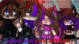 Afton Family Meets UwU Aftons Gacha Nebula [upl. by Brandyn]