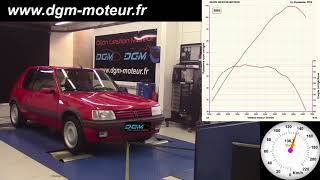 Restauration DGM PEUGEOT 205 GTI 19L 128ch 1988 [upl. by Inalawi294]