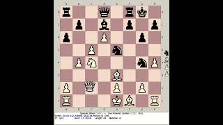 Spacek Oliver vs Van Foreest Jorden  EU Chess U12 2011 Albena Bulgaria [upl. by Aihsemak]