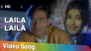 Laila Laila HD  Gair 1999  Ajay Devgn  Raveena Tandon  Amrish Puri Hindi Dance Song [upl. by Milah]