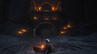 Dark Souls III  Firelink Shrine Music Ambiance music bonfire white noise [upl. by Biagi418]