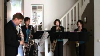 Bolero  Ravel by Saxophone quartet BLAST [upl. by Melborn]