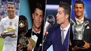 CRISTIANO RONALDO All Awards Achievements amp Trophies 2002  2018 [upl. by Sanfo]