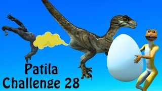 Patila Challenge 28 Patila is Helping The Raptor From Gorilla Funny Animated Short Film of Patila [upl. by Calica425]