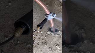 Freezing live water lines waterleak co2 freezerkit plumbingrepair plumbing [upl. by Qiratla]