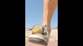 Extreme Footbag Athlete Performs INSANE Footbag Stunt [upl. by Dine]