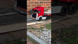 Rc 114 Scania and hydraulic trailer lesu [upl. by Stortz]