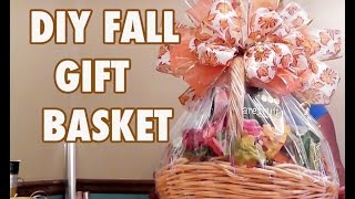 DIY Gift Basket for Fall Season  GiftBasketAppeal [upl. by Haimerej]