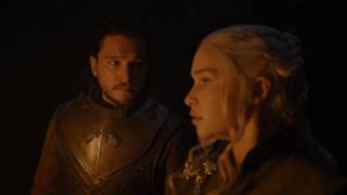 Jon Snow Shows Daenerys Targaryen the first men and white walkers [upl. by Alig]