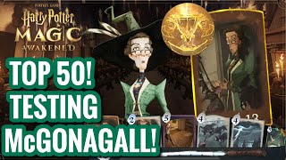 TESTING McGONAGALL TOP 50  HARRY POTTER MAGIC AWAKENED [upl. by Meirrak]