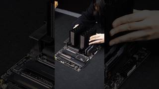 Black Castoom Pc Build🤡 AMD R79800X 3D amp ASUS RTX4090😱 pcbuild gaming computers rog amd asmr [upl. by Nnylamme834]