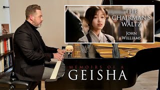 John Williams The Chairmans Waltz  Memoirs of a Geisha piano cover with film [upl. by Refinej]