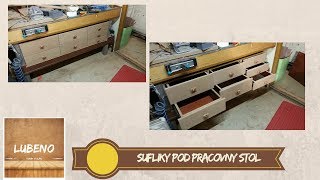 Ako vyrobit zasuvky pod pracovny stol  How to Make drawers for the workbench [upl. by Cilurzo630]