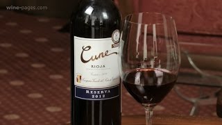 CVNE Cune Rioja Reserva 2012 wine review [upl. by Ojeibbob523]