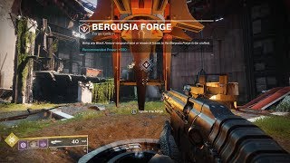 Bergusia Forge Completion EDZ Destiny 2 Black Armory [upl. by Gnouhp]