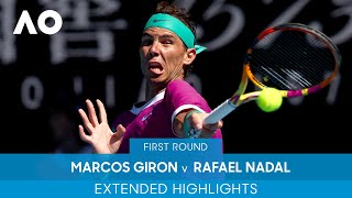 Marcos Giron v Rafael Nadal Extended Highlights 1R  Australian Open 2022 [upl. by Lawlor549]