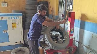 Continental UC 6 tyre For Maruti Suzuki Ignis 🚘 90000 km driven 18575 R15 tyre change Full video 🚗 [upl. by Huskey847]