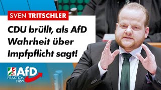 „Dann ist das staatlichverordnete Tötung“ – Sven Tritschler AfD [upl. by Roddy489]