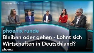 phoenixRunde Bleiben oder gehen  Lohnt sich Wirtschaften in Deutschland [upl. by Rhoda]