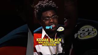 Kodak Black WALKED OUT MID INTERVIEW [upl. by Annot]