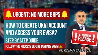 Create Your UKVI Account amp Access eVisa Before BRPs End  UK Immigration Updates 2024  Romans Law [upl. by Namrehs]