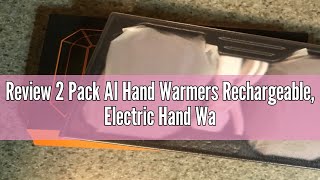 Review 2 Pack AI Hand Warmers Rechargeable Electric Hand Warmer Reusable USB Handwarmers [upl. by Nnylyt]