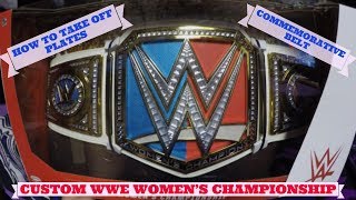 CUSTOM WWE WOMENS COMMEMORATIVE BELT [upl. by Arabelle8]