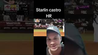 Home Run de starling Castro vs gigantes shortyoutubevideo beisbol mlb [upl. by Ravens]