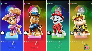 PAW PATROL SKYE  CHASE  MARSHALL  RUBBLE  Tiles Hop EDM Rush [upl. by Palumbo]