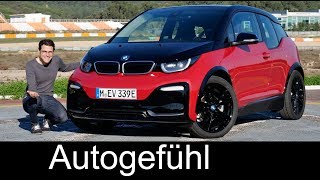 BMW i3s FULL REVIEW new sports EV 2018 i3 Facelift  Autogefühl [upl. by Ecinereb]