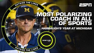 Jim Harbaugh The most polarizing coach in all of sports  Outside The Lines [upl. by Erdua]