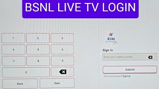 Bsnl Live TV app installation process [upl. by Branca242]